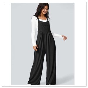 HALARA Black Wide-Leg Jumpsuit